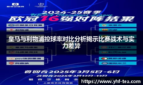 皇马与利物浦控球率对比分析揭示比赛战术与实力差异
